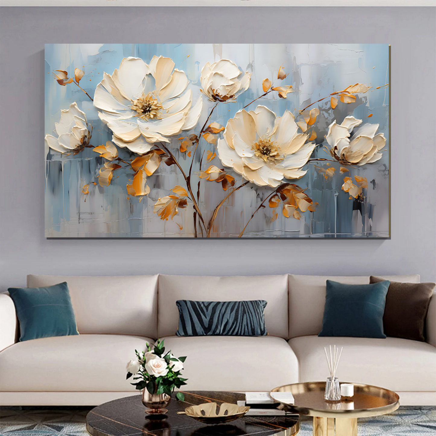 Decor Modern Les 4 Fleur - لوحة السيكو سيكو